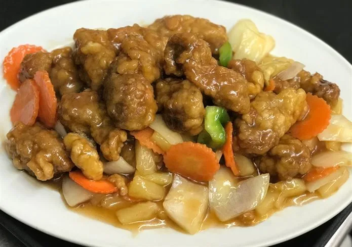 Sweet and sour crispy pork
